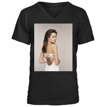 Angelina Jolie Men's V-Neck T-Shirt