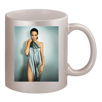 Angelina Jolie 11oz Metallic Silver Mug