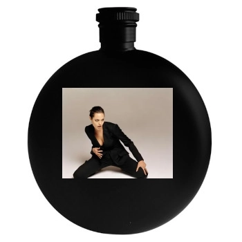 Angelina Jolie Round Flask