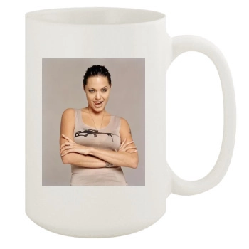 Angelina Jolie 15oz White Mug