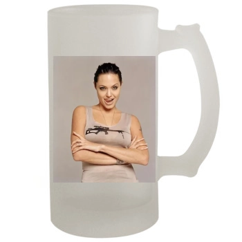 Angelina Jolie 16oz Frosted Beer Stein