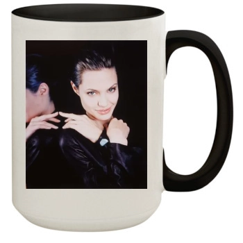 Angelina Jolie 15oz Colored Inner & Handle Mug