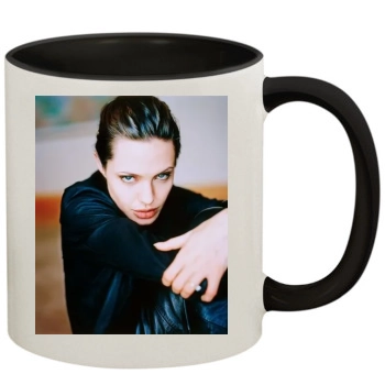 Angelina Jolie 11oz Colored Inner & Handle Mug