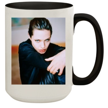 Angelina Jolie 15oz Colored Inner & Handle Mug