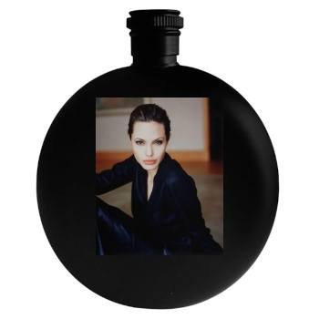 Angelina Jolie Round Flask