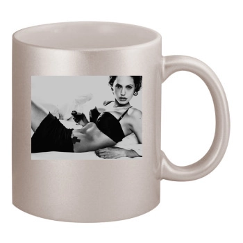 Angelina Jolie 11oz Metallic Silver Mug