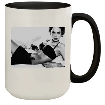 Angelina Jolie 15oz Colored Inner & Handle Mug