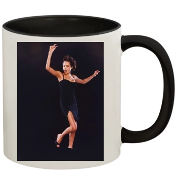 Angelina Jolie 11oz Colored Inner & Handle Mug