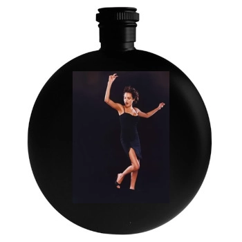 Angelina Jolie Round Flask