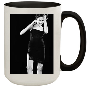 Angelina Jolie 15oz Colored Inner & Handle Mug