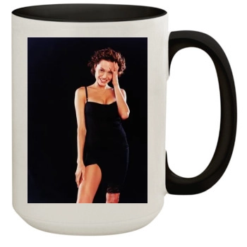 Angelina Jolie 15oz Colored Inner & Handle Mug