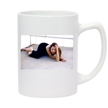 Angelina Jolie 14oz White Statesman Mug