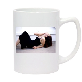 Angelina Jolie 14oz White Statesman Mug