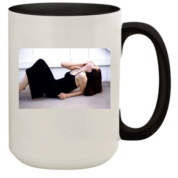 Angelina Jolie 15oz Colored Inner & Handle Mug