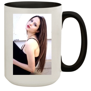 Angelina Jolie 15oz Colored Inner & Handle Mug