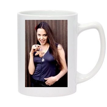 Angelina Jolie 14oz White Statesman Mug