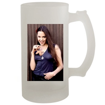 Angelina Jolie 16oz Frosted Beer Stein