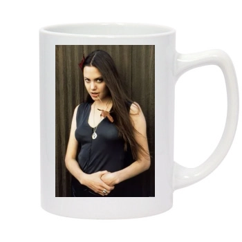 Angelina Jolie 14oz White Statesman Mug