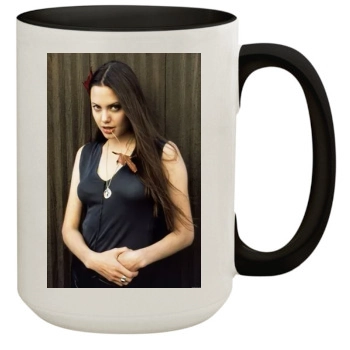 Angelina Jolie 15oz Colored Inner & Handle Mug