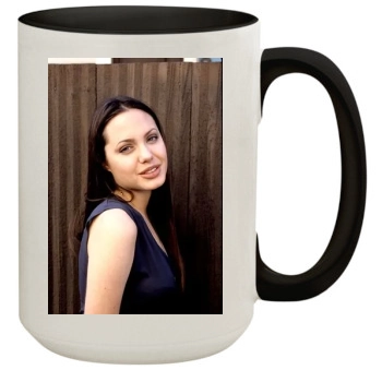 Angelina Jolie 15oz Colored Inner & Handle Mug