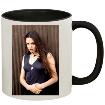 Angelina Jolie 11oz Colored Inner & Handle Mug