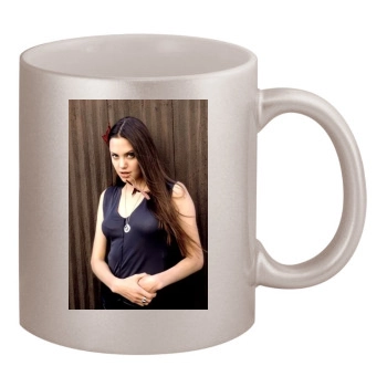 Angelina Jolie 11oz Metallic Silver Mug