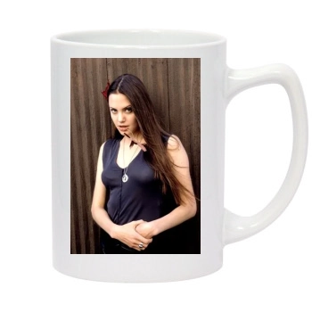 Angelina Jolie 14oz White Statesman Mug