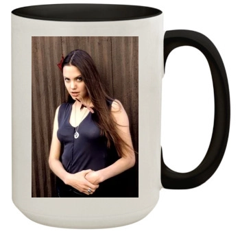 Angelina Jolie 15oz Colored Inner & Handle Mug