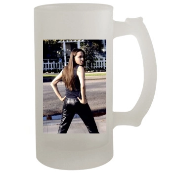 Angelina Jolie 16oz Frosted Beer Stein