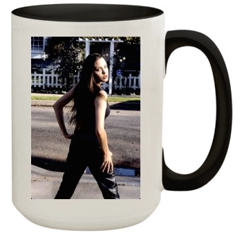 Angelina Jolie 15oz Colored Inner & Handle Mug