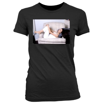 Angelina Jolie Women's Junior Cut Crewneck T-Shirt