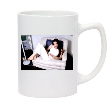 Angelina Jolie 14oz White Statesman Mug