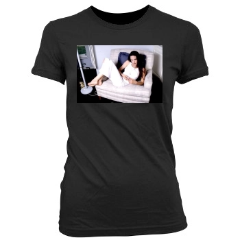 Angelina Jolie Women's Junior Cut Crewneck T-Shirt