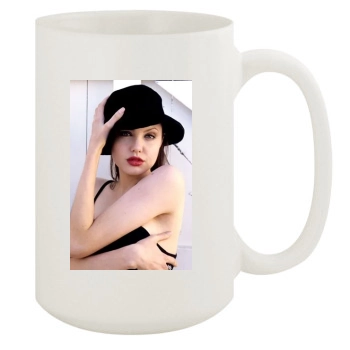 Angelina Jolie 15oz White Mug