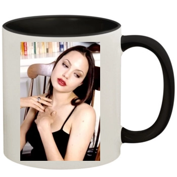 Angelina Jolie 11oz Colored Inner & Handle Mug