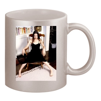 Angelina Jolie 11oz Metallic Silver Mug