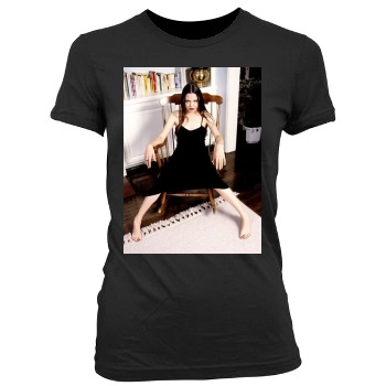 Angelina Jolie Women's Junior Cut Crewneck T-Shirt