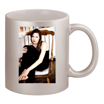 Angelina Jolie 11oz Metallic Silver Mug