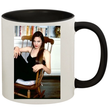 Angelina Jolie 11oz Colored Inner & Handle Mug