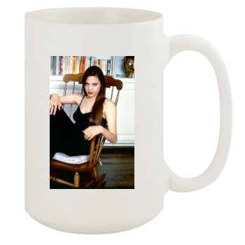 Angelina Jolie 15oz White Mug