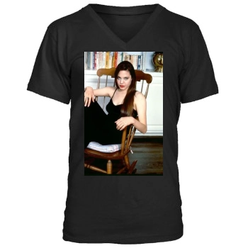 Angelina Jolie Men's V-Neck T-Shirt