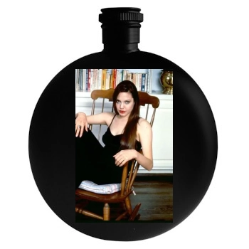 Angelina Jolie Round Flask