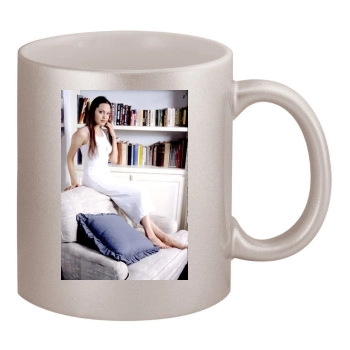 Angelina Jolie 11oz Metallic Silver Mug