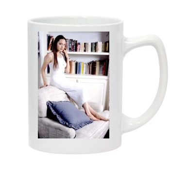 Angelina Jolie 14oz White Statesman Mug