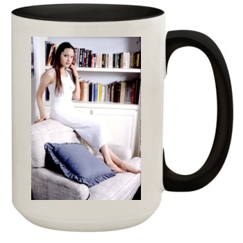 Angelina Jolie 15oz Colored Inner & Handle Mug