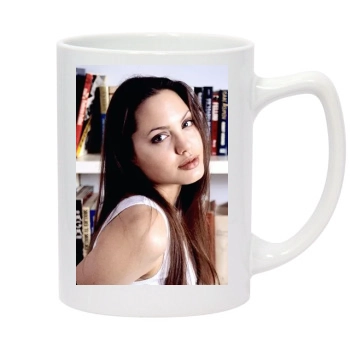 Angelina Jolie 14oz White Statesman Mug