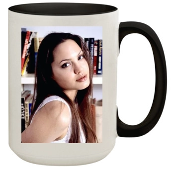 Angelina Jolie 15oz Colored Inner & Handle Mug