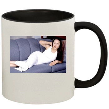 Angelina Jolie 11oz Colored Inner & Handle Mug