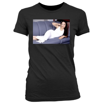 Angelina Jolie Women's Junior Cut Crewneck T-Shirt