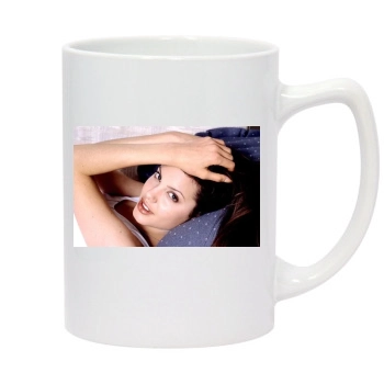 Angelina Jolie 14oz White Statesman Mug